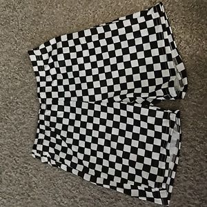 NWOT Shein checkered shorts